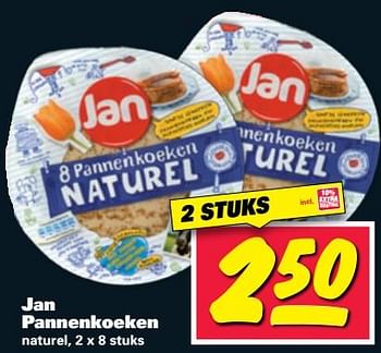 Aanbiedingen Jan pannenkoeken - Jan - Geldig van 11/07/2017 tot 16/07/2017 bij Nettorama