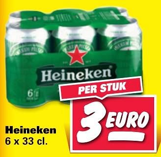 Aanbiedingen Heineken - Heineken - Geldig van 11/07/2017 tot 16/07/2017 bij Nettorama