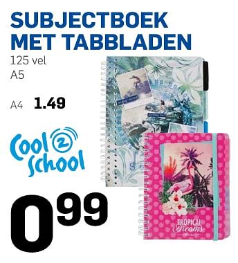 Aanbiedingen Subjectboek met tabbladen - Huismerk - Action - Geldig van 12/07/2017 tot 18/07/2017 bij Action