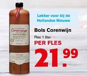 Aanbiedingen Bols corenwijn - Bols - Geldig van 12/07/2017 tot 18/07/2017 bij Hoogvliet