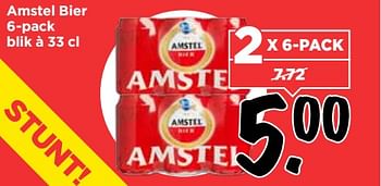 Aanbiedingen Amstel bier - Amstel - Geldig van 15/07/2017 tot 22/07/2017 bij Vomar