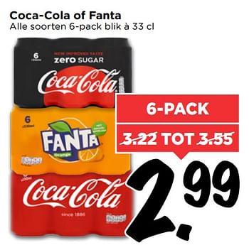 Aanbiedingen Coca-cola of fanta - Huismerk Vomar - Geldig van 15/07/2017 tot 22/07/2017 bij Vomar