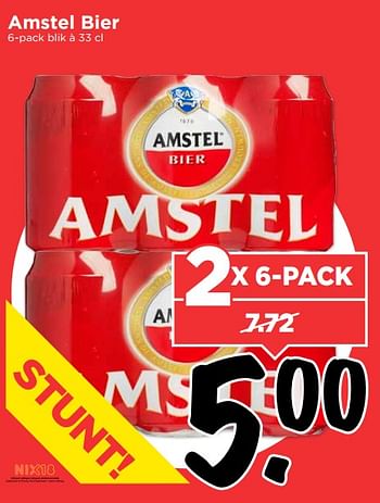Aanbiedingen Amstel bier - Amstel - Geldig van 15/07/2017 tot 22/07/2017 bij Vomar
