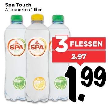 Aanbiedingen Spa touch - Spa - Geldig van 15/07/2017 tot 22/07/2017 bij Vomar