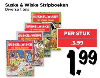 Aanbiedingen Suske + wiske stripboeken - Huismerk Vomar - Geldig van 15/07/2017 tot 22/07/2017 bij Vomar