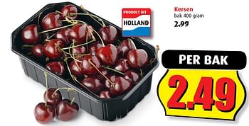 Aanbiedingen Kersen - Huismerk - Boni Supermarkt - Geldig van 12/07/2017 tot 18/07/2017 bij Boni Supermarkt