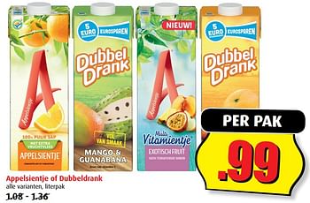 Aanbiedingen Appelsientje of dubbeldrank - Appelsientje - Geldig van 12/07/2017 tot 18/07/2017 bij Boni Supermarkt