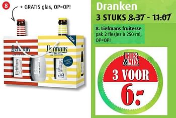 Aanbiedingen Liefmans fruitesse - Liefmans - Geldig van 12/07/2017 tot 18/07/2017 bij Boni Supermarkt