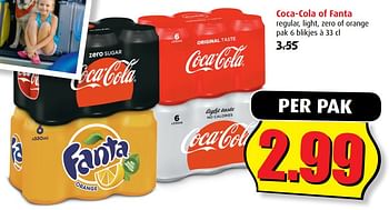 Aanbiedingen Coca-cola of fanta regular, light, zero of orange - Huismerk - Boni Supermarkt - Geldig van 12/07/2017 tot 18/07/2017 bij Boni Supermarkt