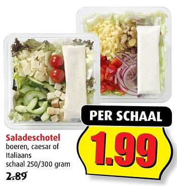 Aanbiedingen Saladeschotel - Huismerk - Boni Supermarkt - Geldig van 12/07/2017 tot 18/07/2017 bij Boni Supermarkt