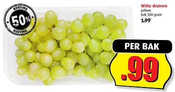 Aanbiedingen Witte druiven - Huismerk - Boni Supermarkt - Geldig van 12/07/2017 tot 18/07/2017 bij Boni Supermarkt