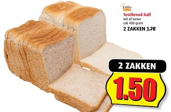 Aanbiedingen Tostibrood half - Fuite Bakkerij - Geldig van 12/07/2017 tot 18/07/2017 bij Boni Supermarkt