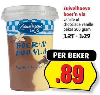Aanbiedingen Zuivelhoeve boer`n vla - De Zuivelhoeve - Geldig van 12/07/2017 tot 18/07/2017 bij Boni Supermarkt