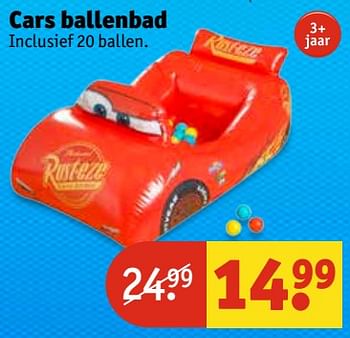 Aanbiedingen Cars ballenbad - Cars - Geldig van 11/07/2017 tot 23/07/2017 bij Kruidvat