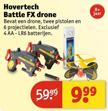 Aanbiedingen Hovertech battle fx drone - Hovertech - Geldig van 11/07/2017 tot 23/07/2017 bij Kruidvat