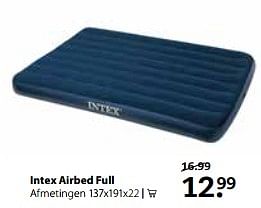 Aanbiedingen Intex airbed full - Intex - Geldig van 10/07/2017 tot 30/07/2017 bij Boerenbond