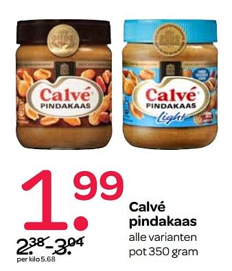Aanbiedingen Calvé pindakaas - Calve - Geldig van 13/07/2017 tot 26/07/2017 bij Spar