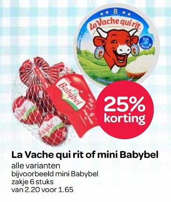 Aanbiedingen La vache qui rit of mini babybel - La Vache Qui Rit - Geldig van 13/07/2017 tot 26/07/2017 bij Spar