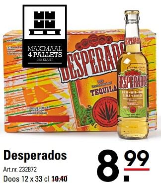 Aanbiedingen Desperados - Desperados - Geldig van 11/07/2017 tot 31/07/2017 bij Sligro