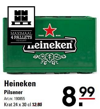 Aanbiedingen Heineken pilsener - Heineken - Geldig van 11/07/2017 tot 31/07/2017 bij Sligro