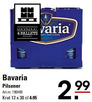 Aanbiedingen Bavaria pilsener - Bavaria - Geldig van 11/07/2017 tot 31/07/2017 bij Sligro