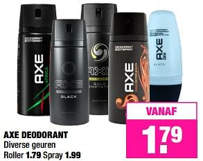 Aanbiedingen Axe deodorant - Axe - Geldig van 17/07/2017 tot 30/07/2017 bij Big Bazar