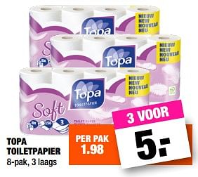 Aanbiedingen Topa toiletpapier - TOPA  - Geldig van 17/07/2017 tot 30/07/2017 bij Big Bazar