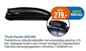 Aanbiedingen Thule pacific 200 - Thule - Geldig van 26/06/2017 tot 06/08/2017 bij Halfords