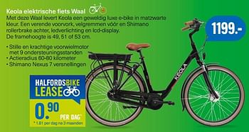 Aanbiedingen Keola elektrische fiets waal - Keola - Geldig van 26/06/2017 tot 06/08/2017 bij Halfords