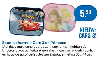 Aanbiedingen Zonneschermen cars 3 en princess - Huismerk - Halfords - Geldig van 26/06/2017 tot 06/08/2017 bij Halfords