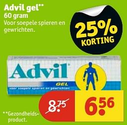 Aanbiedingen Advil gel - Advil - Geldig van 11/07/2017 tot 23/07/2017 bij Kruidvat