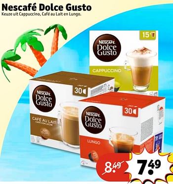 Aanbiedingen Nescafé dolce gusto - Nescafe - Geldig van 11/07/2017 tot 23/07/2017 bij Kruidvat