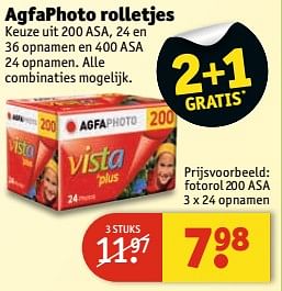 Aanbiedingen Fotorol 200 asa - Huismerk - Kruidvat - Geldig van 11/07/2017 tot 23/07/2017 bij Kruidvat