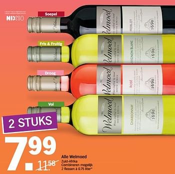 Aanbiedingen Alle welmoed - Rode wijnen - Geldig van 15/07/2017 tot 22/07/2017 bij Albert Heijn
