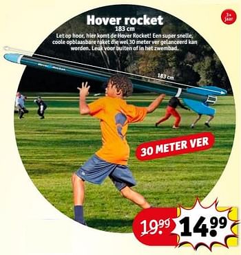 Aanbiedingen Hover rocket - Huismerk - Kruidvat - Geldig van 16/07/2017 tot 23/07/2017 bij Kruidvat