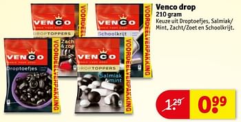 Aanbiedingen Venco drop - Venco - Geldig van 16/07/2017 tot 23/07/2017 bij Kruidvat