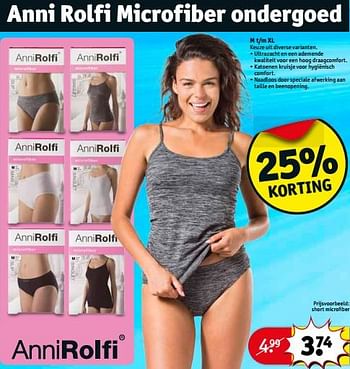 Aanbiedingen Anni rolfi microfiber ondergoed - Anni Rolfi - Geldig van 16/07/2017 tot 23/07/2017 bij Kruidvat