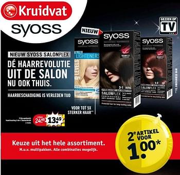 Aanbiedingen Syoss haarkleuring 3-in-1 donkerbruin - Syoss - Geldig van 16/07/2017 tot 23/07/2017 bij Kruidvat