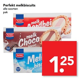 Aanbiedingen Perfekt melkbiscuits - Perfekt - Geldig van 16/07/2017 tot 22/07/2017 bij Deen Supermarkten