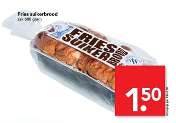 Aanbiedingen Fries suikerbrood - Huismerk deen supermarkt - Geldig van 16/07/2017 tot 22/07/2017 bij Deen Supermarkten