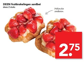 Aanbiedingen Deen fruitkrakelingen aardbei - Huismerk deen supermarkt - Geldig van 16/07/2017 tot 22/07/2017 bij Deen Supermarkten