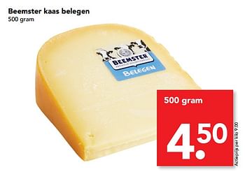 Aanbiedingen Beemster kaas belegen - Beemster - Geldig van 16/07/2017 tot 22/07/2017 bij Deen Supermarkten