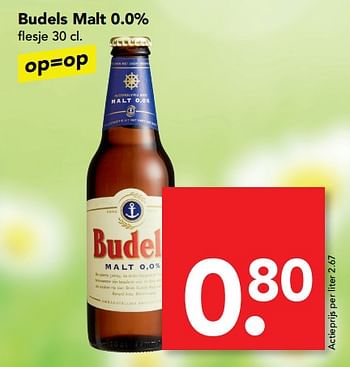 Aanbiedingen Budels malt 0.0% - Budels - Geldig van 16/07/2017 tot 22/07/2017 bij Deen Supermarkten