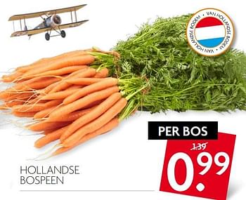 Aanbiedingen Hollandse bospeen - Huismerk - Deka Markt - Geldig van 16/07/2017 tot 22/07/2017 bij Deka Markt