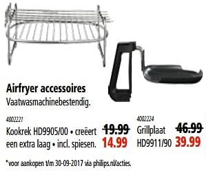 Aanbiedingen Airfryer accessoires - Huismerk - Novy - Geldig van 13/07/2017 tot 26/07/2017 bij Novy