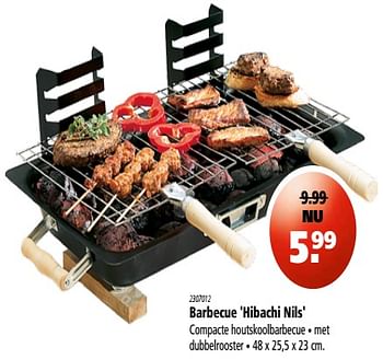 Aanbiedingen Barbecue hibachi nils - Huismerk - Novy - Geldig van 13/07/2017 tot 26/07/2017 bij Novy