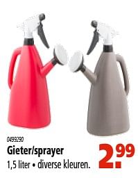 Aanbiedingen Gieter-sprayer - Huismerk - Novy - Geldig van 13/07/2017 tot 26/07/2017 bij Novy