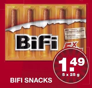 Aanbiedingen Bifi snacks - Bifi - Geldig van 16/07/2017 tot 23/07/2017 bij Aldi