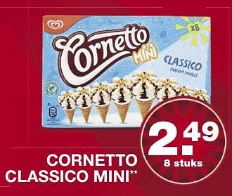 Aanbiedingen Cornetto classico mini - Ola - Geldig van 16/07/2017 tot 23/07/2017 bij Aldi