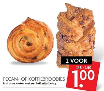 Aanbiedingen Pecan- of koffiebroodjes - Huismerk - Deka Markt - Geldig van 16/07/2017 tot 22/07/2017 bij Deka Markt